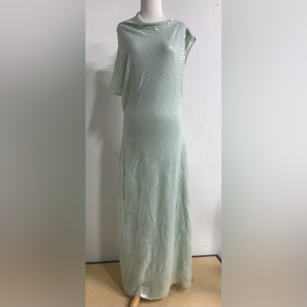 Zara Sequin Asymmetric Knit Limited Edition Dress - Picture 16 of 16